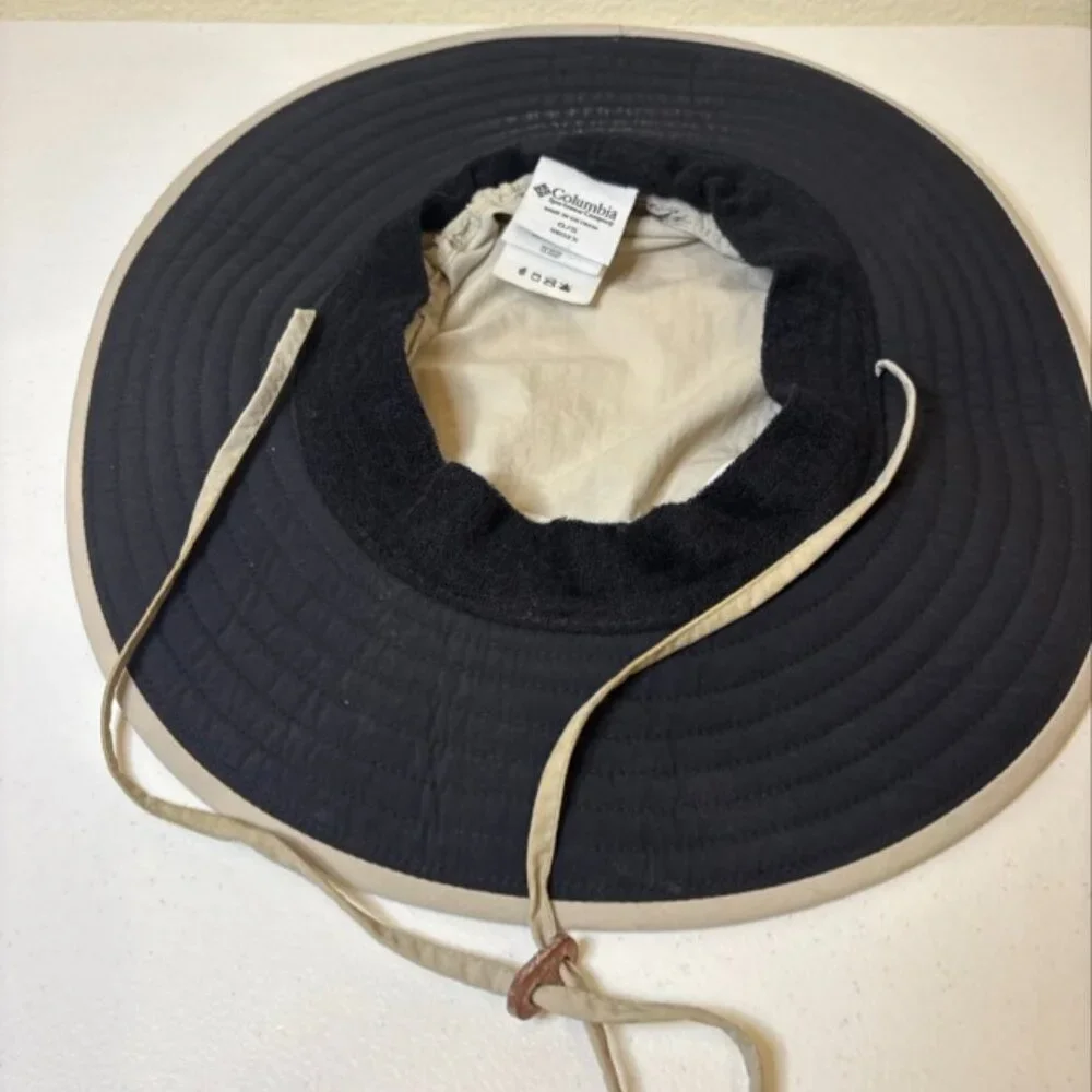 Share Columbia Sportswear Co Wide Brim Sun Bucket Hat with Chin Strap Unisex Siz - Picture 6 of 8